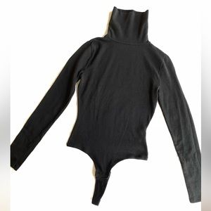 Madewell Black Turtleneck Bodysuit -Size Small